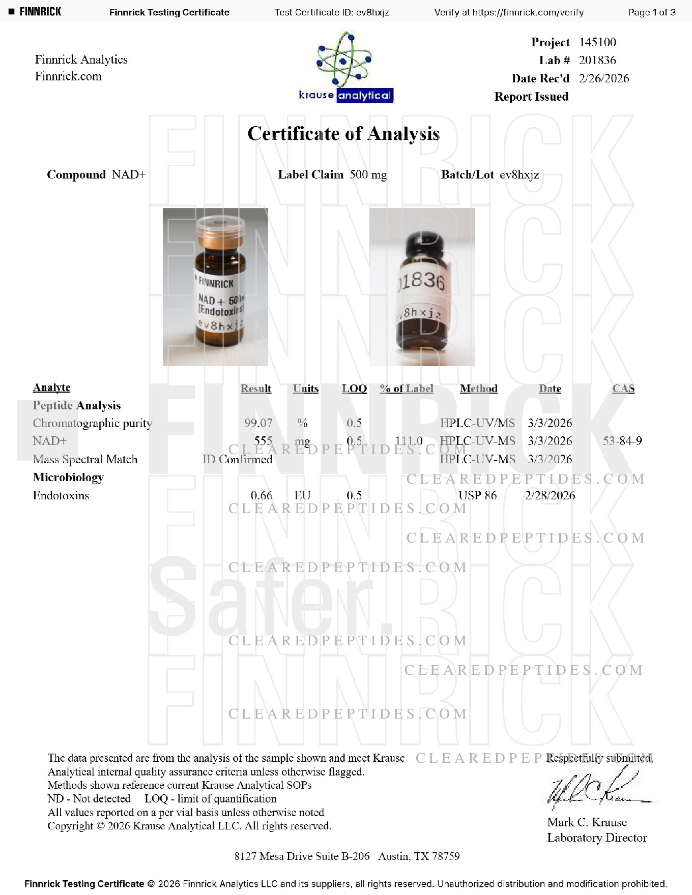 Certificate preview