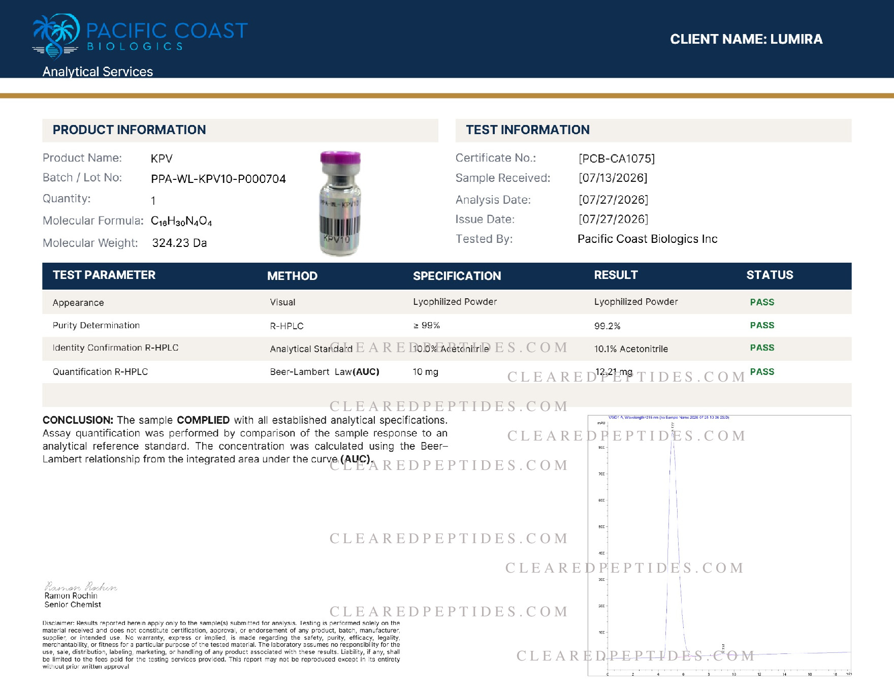 Certificate preview