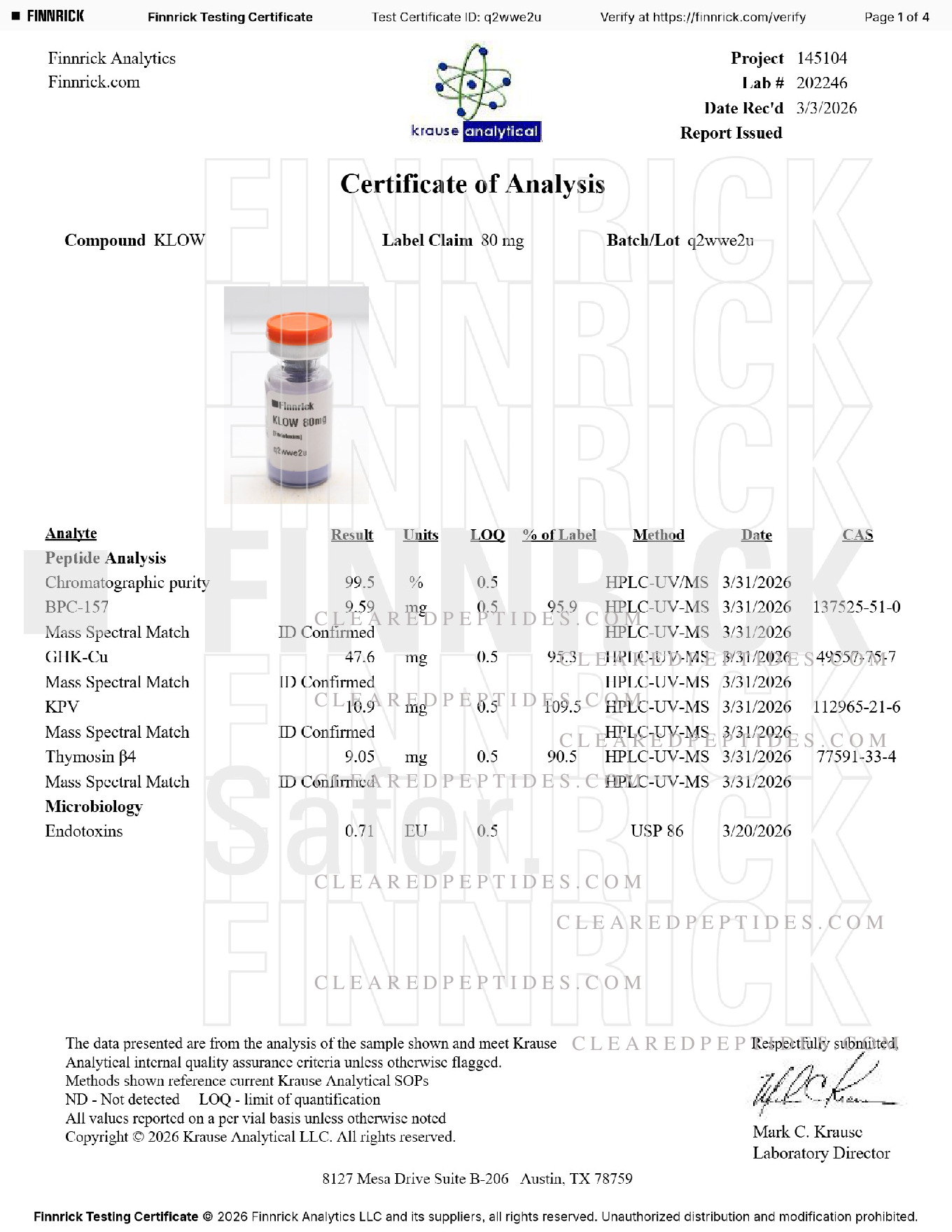 Certificate preview