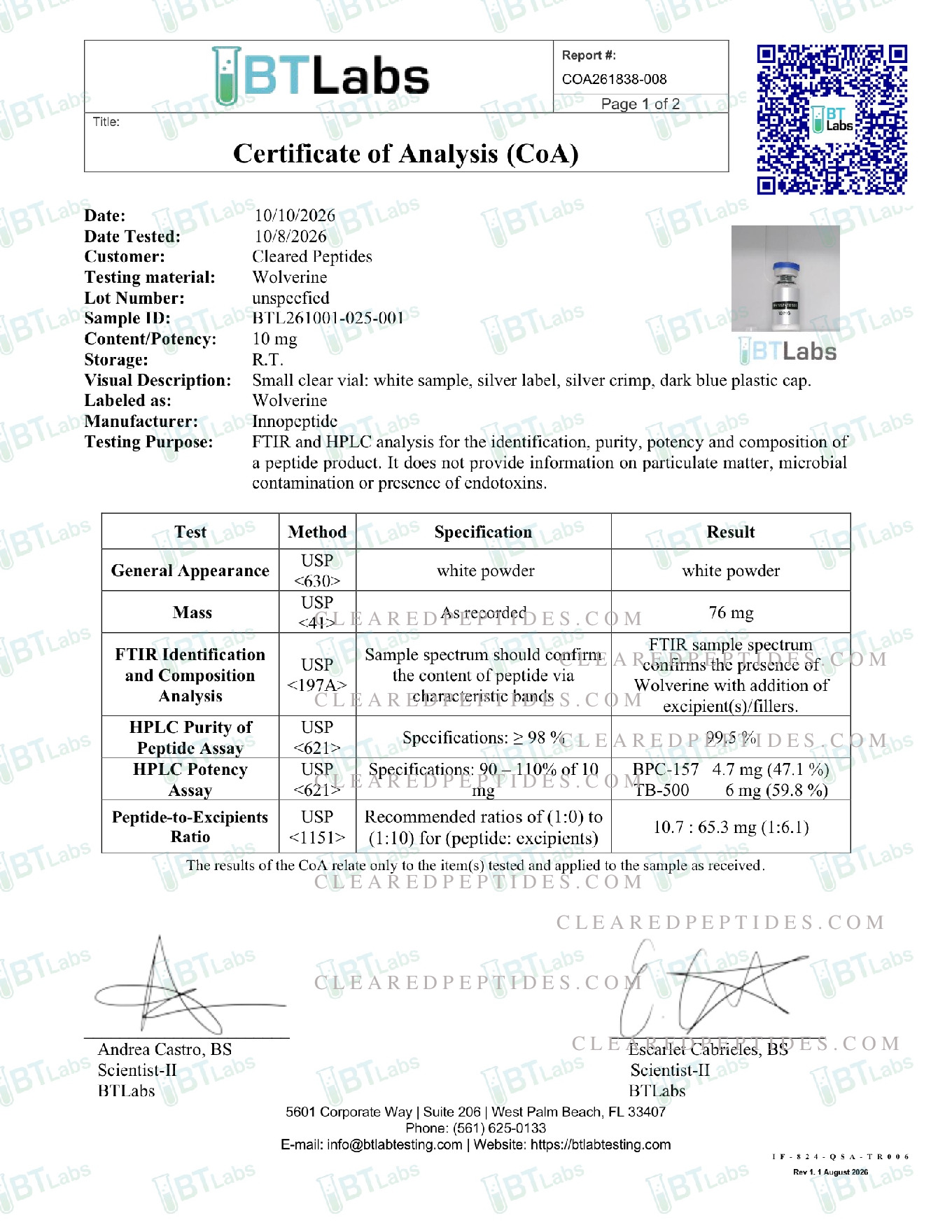 Certificate preview