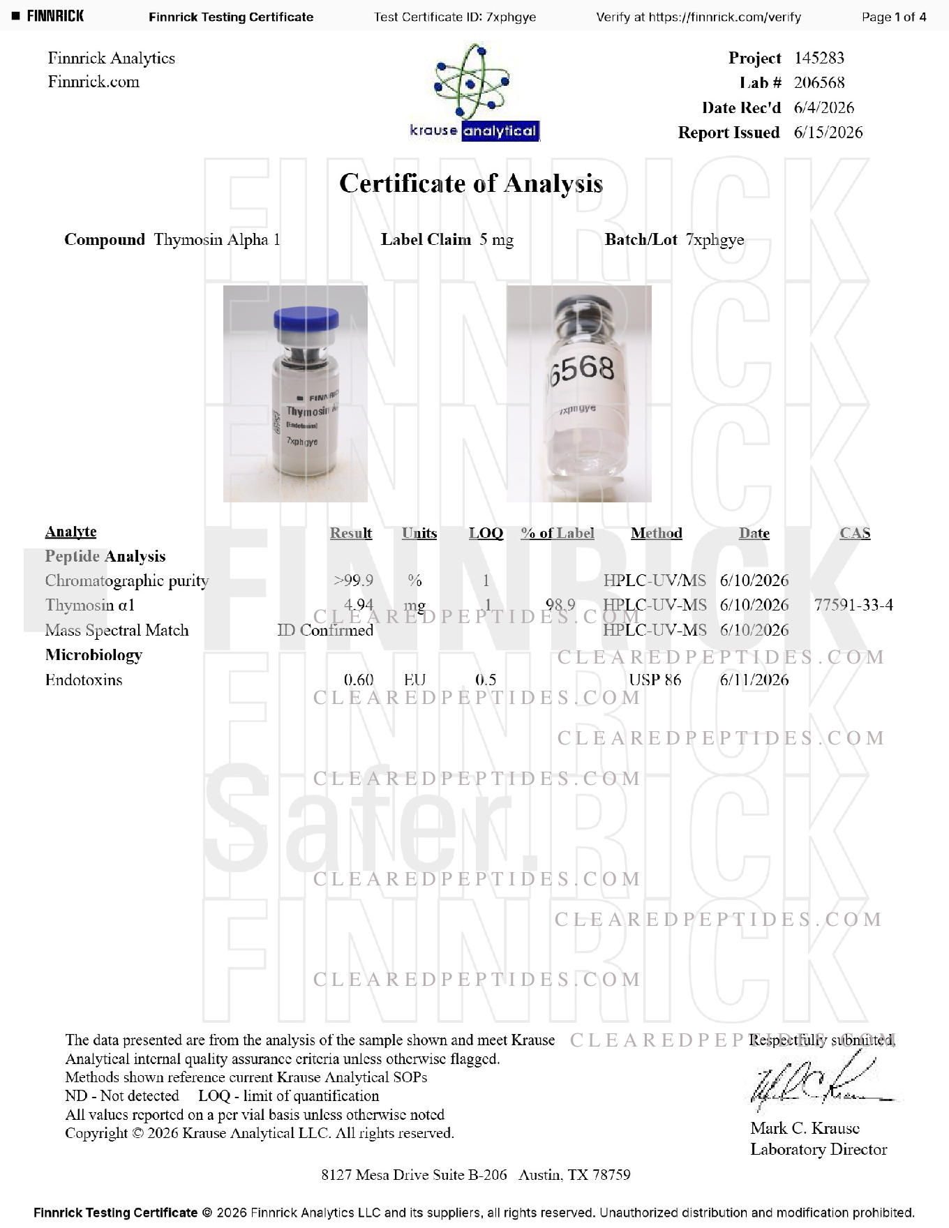 Certificate preview