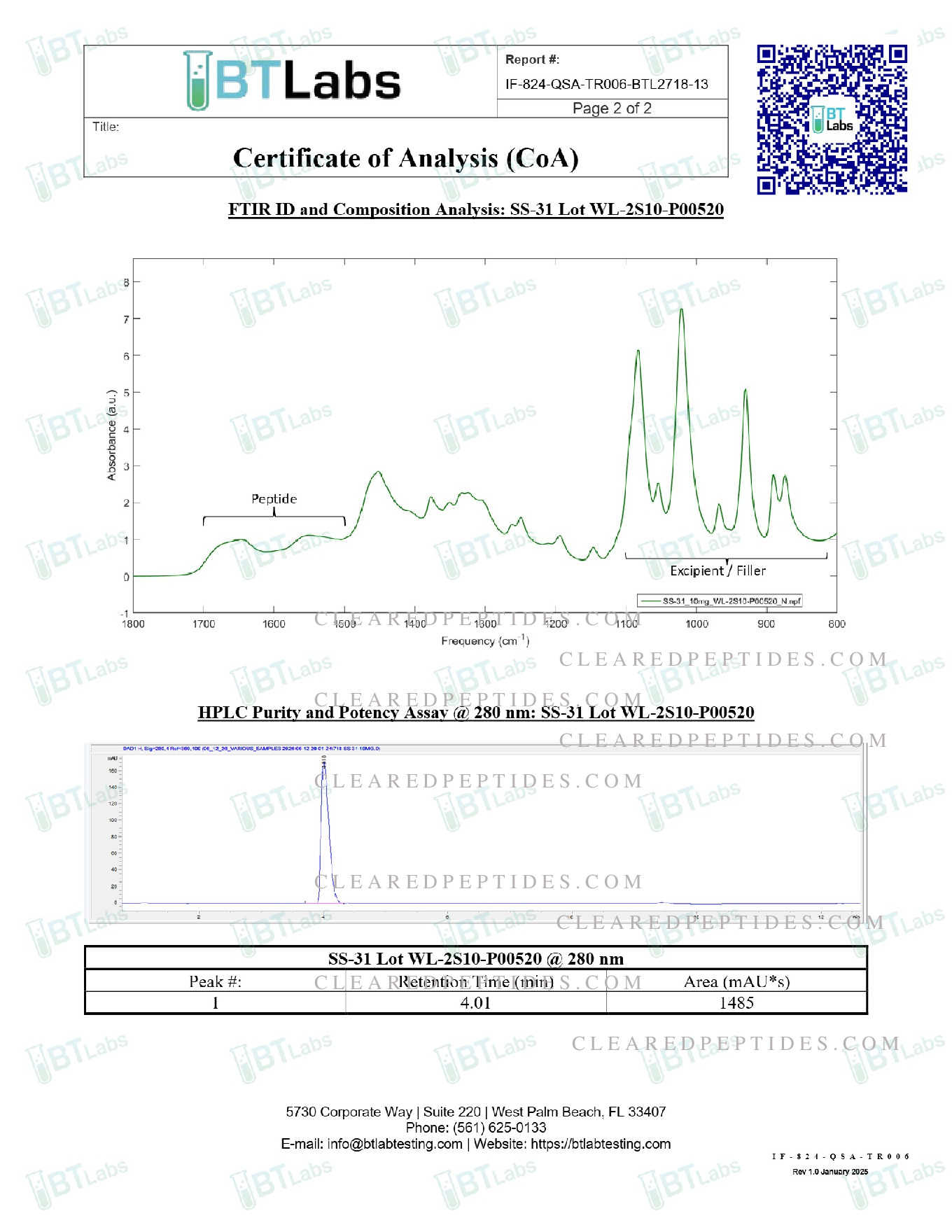 COA report page 2