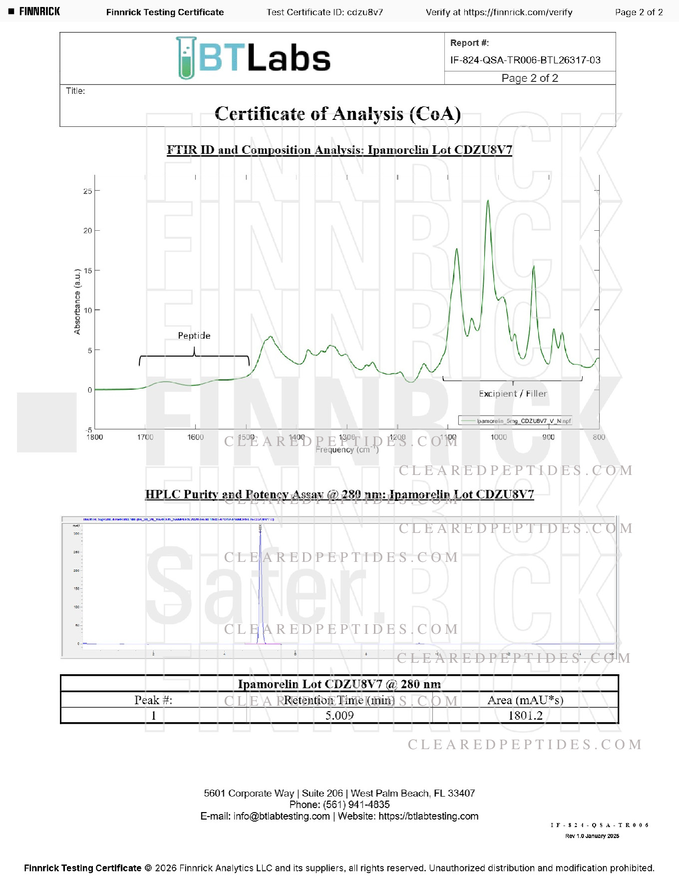 COA report page 2