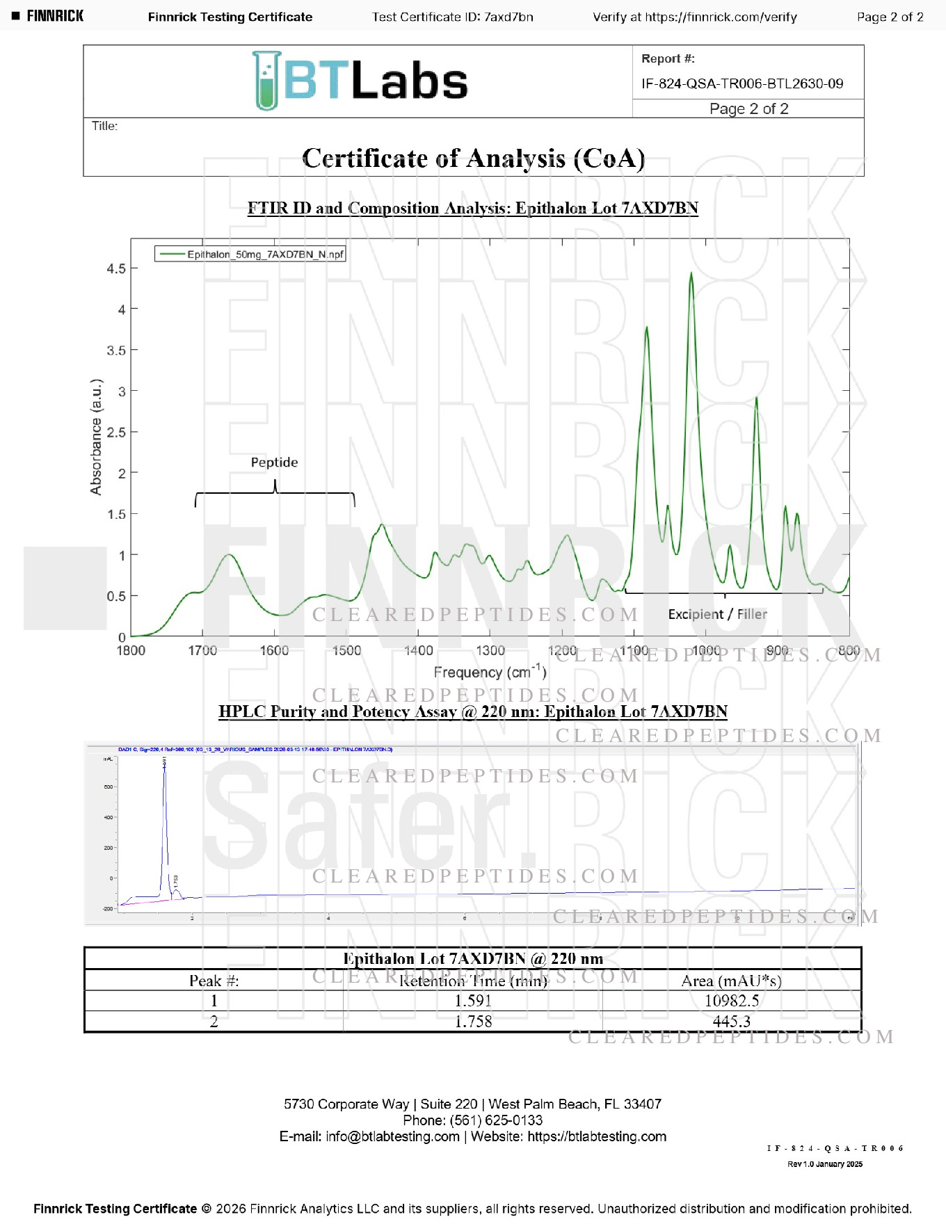 COA report page 2
