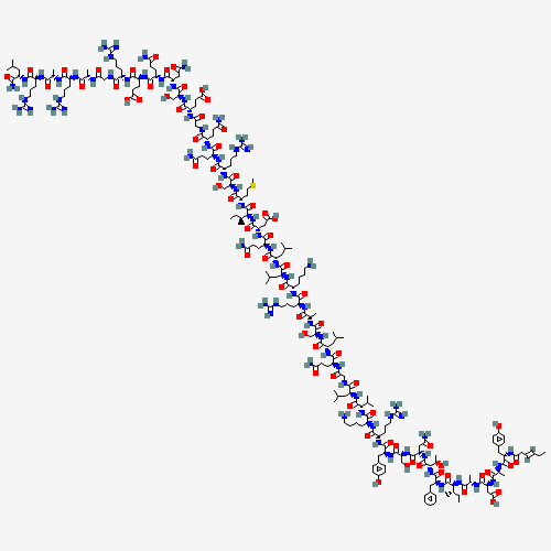 Molecular structure of Tesamorelin